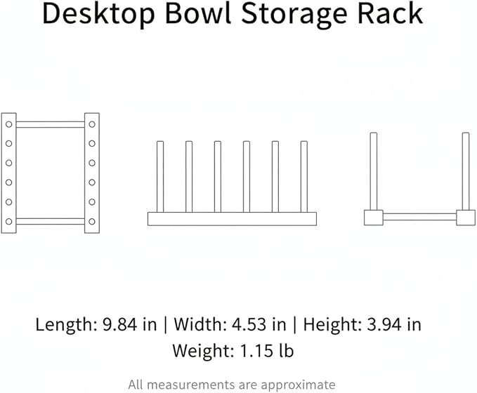 Organize Round Pet Bowls Vertically with This Compact Desktop Storage Rack, Multicolor PET Stand for Feeding Areas