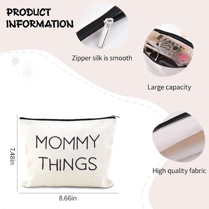 Mommy Things Baby Things Pouch Bags Stuff for Mom After Having a Baby Bag Gift New Mother Gifts After Giving Birth Pregnancy Essentials for Expecting Mom Gift Bag Mommy to Be Postpartum Mama Pouch