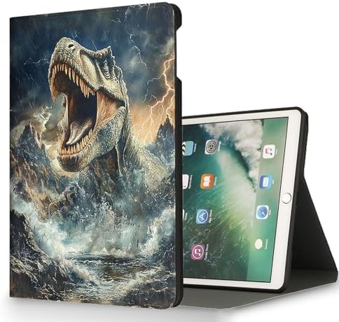 for Microsoft Surface Pro 8-13" 2021 Tablet Case,Auto Wake/Sleep,Adjustable Stand Protective Cover - Dinosaur