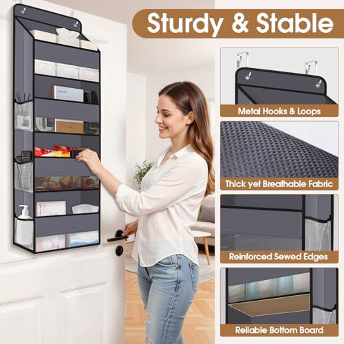 Over The Door Organizer Storage behind Door Hanging Organizer for Nursery