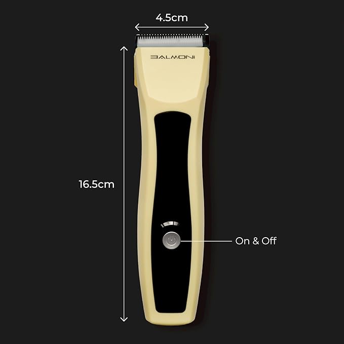 Cordless Pet Trimmer for Dogs & Cats – Rechargeable Grooming Clipper with Detachable Metal Blade, Low-Noise Motor, Supports Optional Blade Lengths (Parent) (Yellow, Blades Bundle)