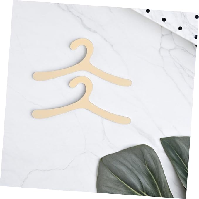 20pcs Small Pet Clothes Hangers Multi-Functional Organizer for Dog and Cat Apparel Non-Slip Plastic Rack for Efficient Storage for Costumes and Accessories