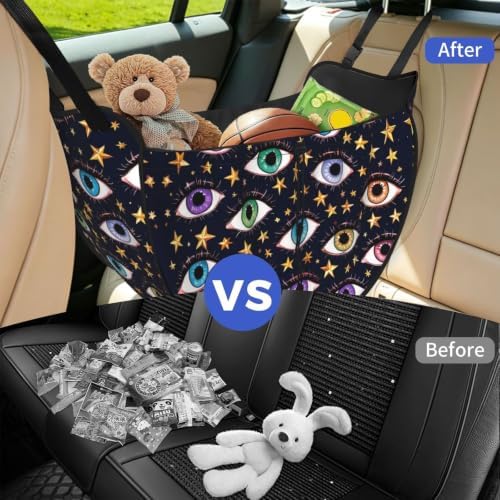 Eye Star Car Seat Organizer-Backseat Storage Bag for Travel