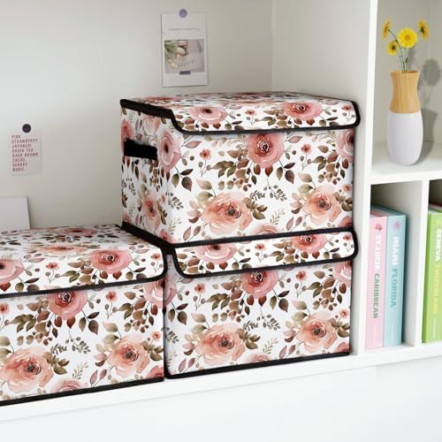Stackable Clothes Storage Bins with Lids 3 Pack