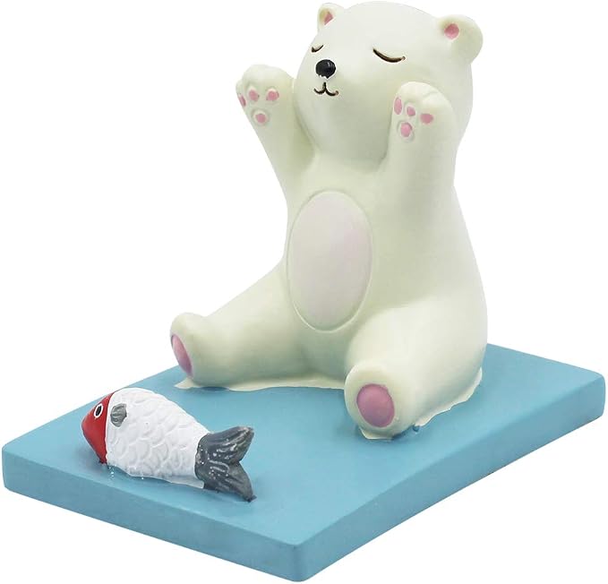 Cute Bear Phone Stand, Compatible with All Mobile Phones, Anti-Slip Base, Good Viewing Angle, Nice Gift