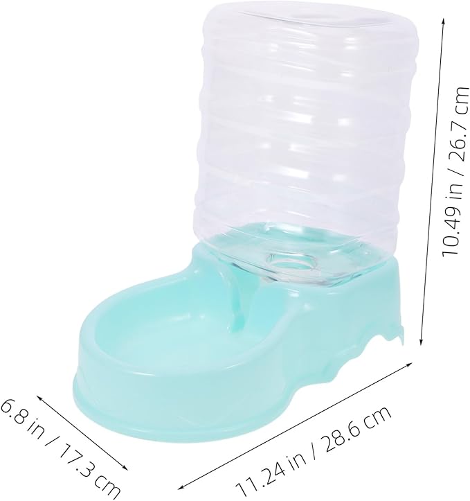 HEMOTON Automatic Dog Water Feeder Dispenser Gravity Design Pet Accessory for Easy Feeding Durable Self Filling Bowl for Dogs and Cats Saving Water