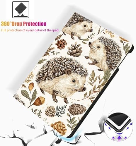 for Microsoft Surface Pro 8-13" 2021 Tablet Case,Auto Wake/Sleep,Adjustable Stand Protective Cover - Hedgehog