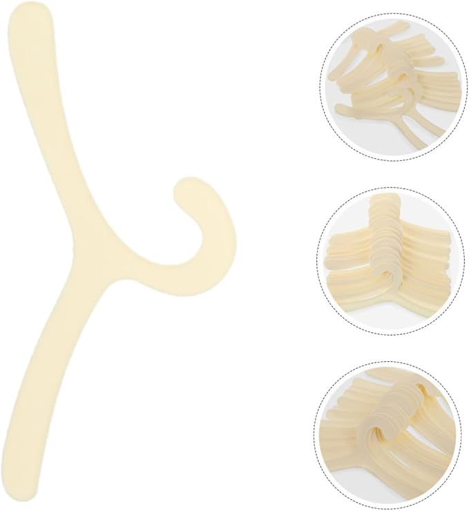 24pcs Pet Clothing Hangers Miniature Apparel Racks for Small Dogs and Cats Stylish Organizers for Pet Wardrobes and Closets for Dog Coats and Clothes