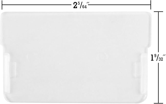 Akro-Mils 40716 Plastic Width Dividers for Small Drawers in Plastic Cabinets, Custom Storage Inserts for Teacher Toolbox, Small Parts Organizer, Screw Organizer and More, 16-Pack, Clear
