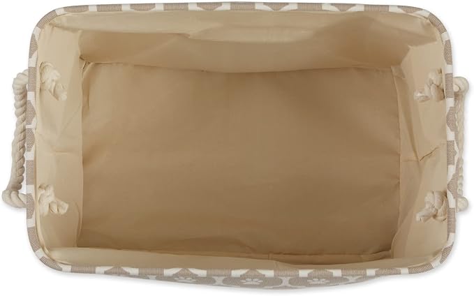 Bone Dry 6192 Pet Storage Collection Lattice Paw Print, Large Rectangle, Stone