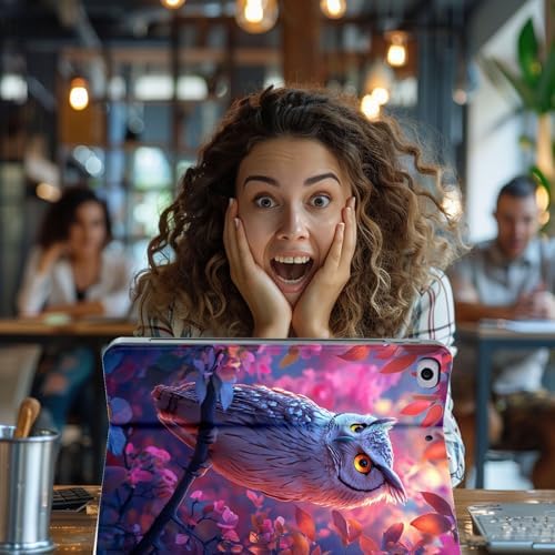 for Microsoft Surface Go 4/3/2/1-10.5" 2021 Tablet Case,Auto Wake/Sleep,Adjustable Stand Protective Cover - Owl