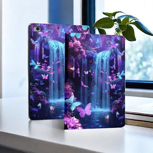 for Microsoft Surface Pro 8-13" 2021 Tablet Case,Auto Wake/Sleep,Adjustable Stand Protective Cover - Dream Butterfly Waterfall