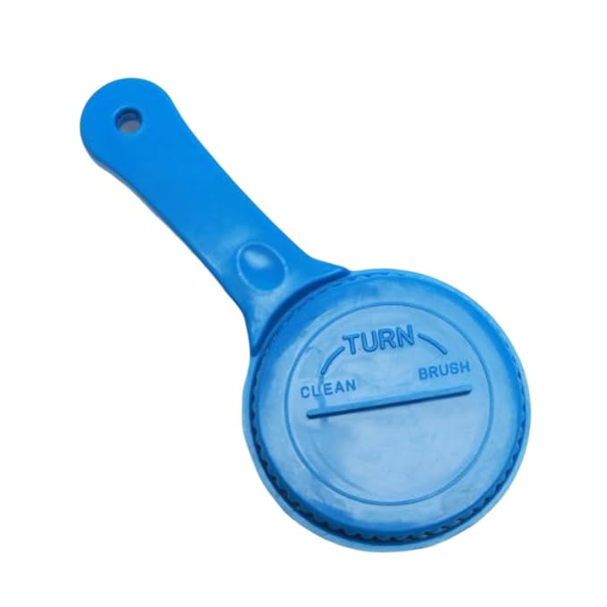 Compac Self Cleaning Pet Brush Twist to Raise and Lower Bristles, Blue, 1 Count
