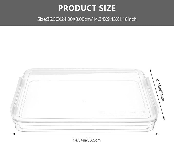 Homoyoyo Stackable File Organizer Box for Office Use, Waterproof Pet and Abs Material Document Storage Case with High Durability and Simple Design, for Daily Filing and Storage