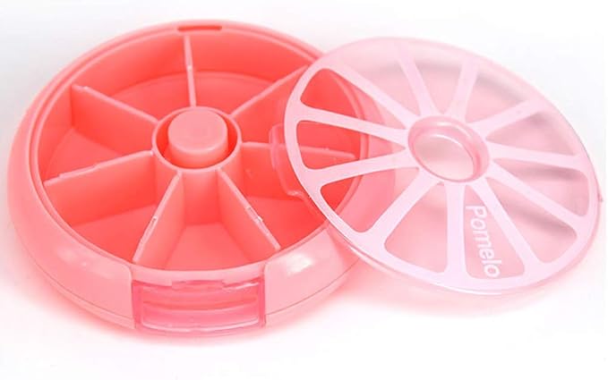 3PCS Pill Cases Weekly Pill Organizer 7 Day Pill Box Cute Pill Container Medica Box (3PCS)
