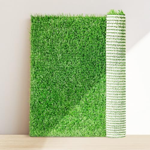 Artificial Grass Pad 59"x 39.4" 1 Pack, Fake Grass Mat Potty Training | Easy to Clean, with Drainage, Reusable, Realistic, Pet Friendly, Turf Grass Mat, for Apartment, Balcony, Indoor Outddor Use