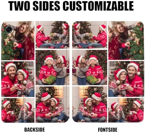 Custom Photo Personalized Flip Case for Samsung Galaxy Tab A9 8.7 inch(2023),Model Code: SM-X110/X115, Samsung Galaxy Tablet Customized Picture Text Leather Stand Cover Protective Case