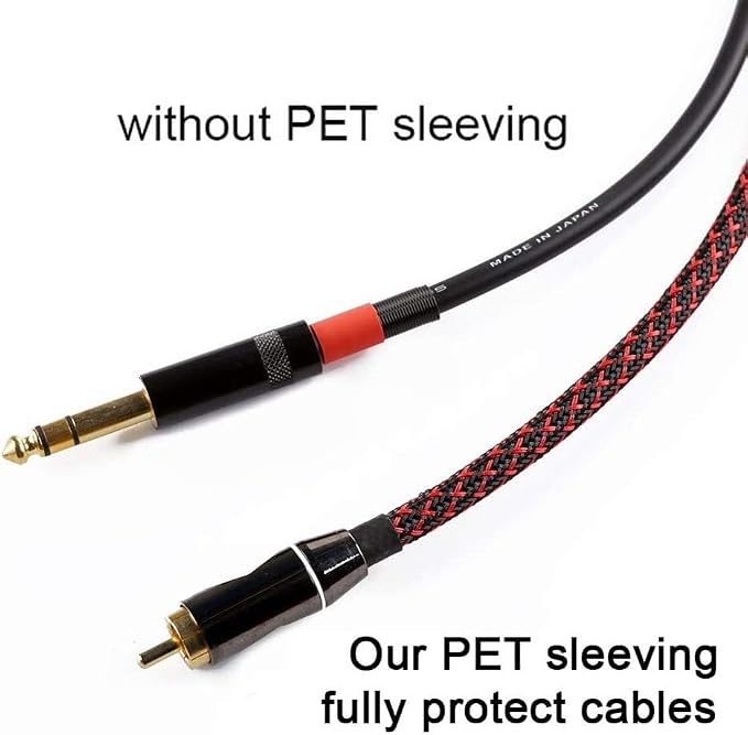 25ft - 1/2 Inch Cable Management Sleeve Protector,Wire Loom PET Expandable Wire Sleeving for Office TV Computer Home Theater Engine Bay Cord Organizer,Protect Cables from Pet Cat Dog Chewing,BlackRed