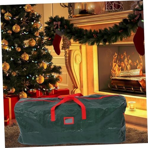 Luxshiny Large Capacity Christmas Tree Storage Bag Non Woven with Handles for Organizing Holiday Decorations and Protecting Against Dust and