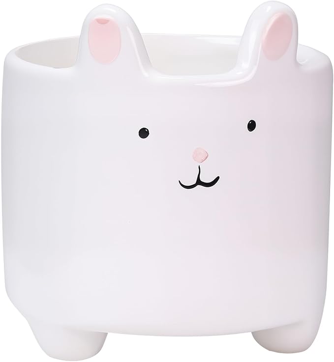 Ceramic Cat Shaped Pen Pencil Holder for Desk Decoration Accessories Cat Decor Makeup Brush Pen Cups Succulent Plant Pot Office School Ideal Gifts for Women, Mom or Birthdays