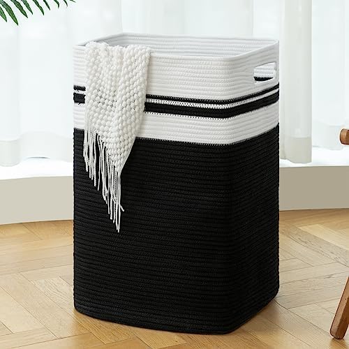OIAHOMY 91L Laundry Hamper, XXXLarge Collapsible Laundry Basket Black