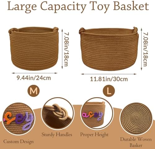 Personalized Dog Toy Basket Custom Pet Toy Storage Bin Customized Puppy Gifts Decoration Organizer for Living Room