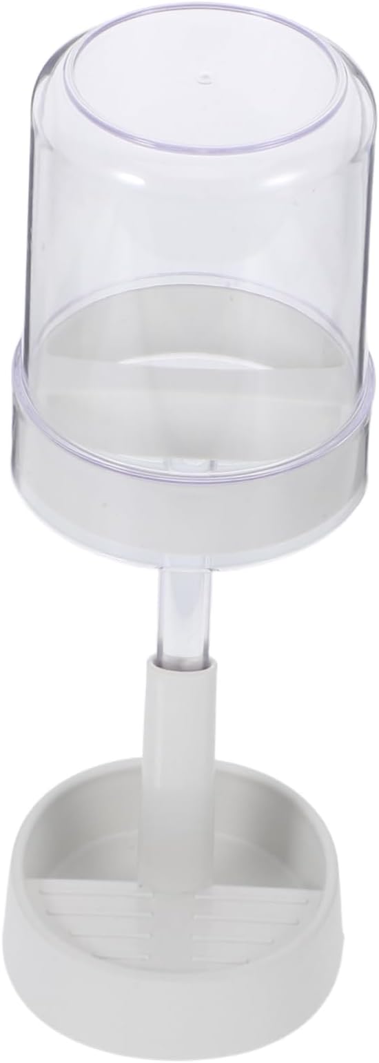 BESTYASH Toothbrush Holder with Lid Slots Toothpaste Storage Rack for Electric Toothbrushes Portable Modern Design Organized Clean Counter for Boys and Girls Adults