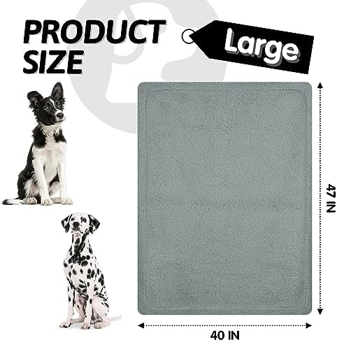 furrybaby Pet Blanket, Soft Warm Sherpa Fleece Bed Blanket for Small Pets