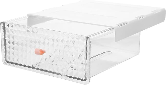 Lurrose Desk Tissue Holder for Office Desk Organization, Resistant to Deformation Storage Bin with Sleek Pet and Abs Material, Compact Tissue Box Cover for Office Use