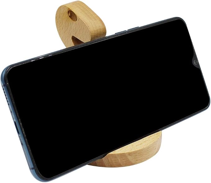 Cute Horse Cellphone Holder Stand Wooden Smartphone Desk Holder for All Mobile Phones Animal Phone Stand Desk Ornament