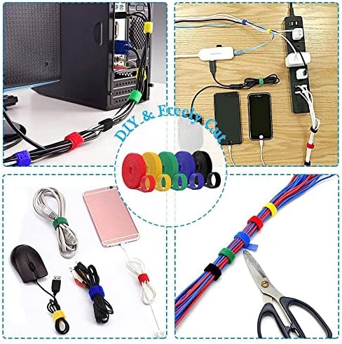 Cable Management Organizer Box, 2 Pack Large Storage Bamboo Lid Wires Concealer Holder for Office Desk, Home, Kitchen, TV, Computer, Cover Hide Tidy Surge Protector Power Strips & Cords (White)