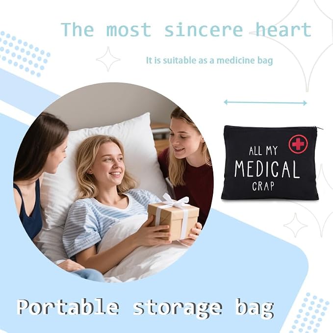 Sisadodo Charging Cable Organizer Travel Bag Toiletry Makeup Cosmetic Bags Medicine Med Toiletry Bag Pouch Diabetic Gifts Bags