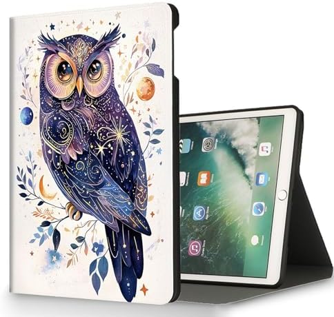 for Microsoft Surface Pro X/Pro X Plus-13 2019/2020/2021/2024 Tablet Case,Auto Wake/Sleep,Adjustable Stand Protective Cover - Cute Owl
