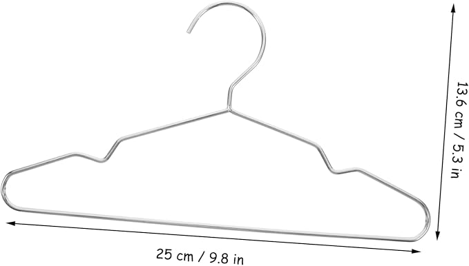Luxshiny 10pcs Pet Hangers for Clothing Storage Versatile Steel Organizers for Pet Apparel Practical and Stylish Accessory