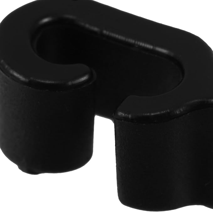 INOOMP 40pcs Black Cage Door Latches Heavy-duty Pet Crate Buckles Wire Fence Buckle Connectors for Animal Crate Door Locking and Storage Cabinet Attachment