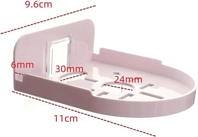 Wall Mount Camera Shelf 15-Unit Sturdy Camera Storage Tray for Surveillance Gear – Key Monitoring Security Add-Ons(Clear)