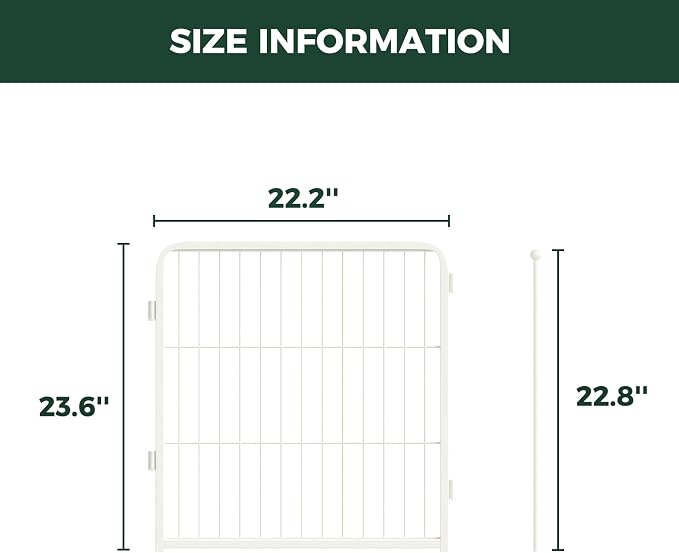 FXW Homeplus Indoor Dog Playpen, 24" H, 2 Panels, for Puppies & Small Dogs | Stress-free play, Heavy-duty, Semi-open design, Easy setup, Threshold-free gate, Expandable, Patented