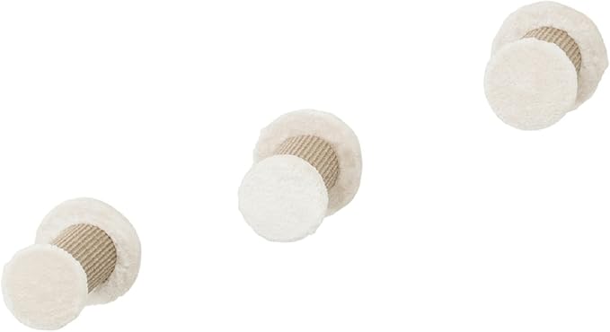 TRIXIE Wall Mount Cat Tree Steps Set | Brown | 3 Steps | Cat Furniture 49915,Large