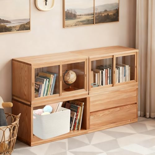 3 Pack Woven Baskets,Storage Baskets for Shelves with Handles | 13.5"×11"×9.5",Closet Baskets,Gift Basket,Nursery Organizer for Toys Towels Books,Storage Bin for Living Room Bedroom-White