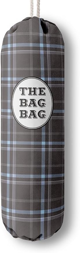Classic Buffalo Check Plaid Grocery Bags Holder Organizer, Wall Mount Plastic Bags Storage Container Dispenser, Kitchen Housewarming Gift For Women, Family, Friends, Grandma, Mom (A-21)