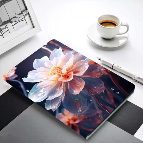 for Samsung Galaxy Tab A 8.0 2019(SM-T290/T295) Tablet Case,Premium Leather Folio Stand Auto Wake/Sleep,Multiple Viewing Stand,Violet Flower