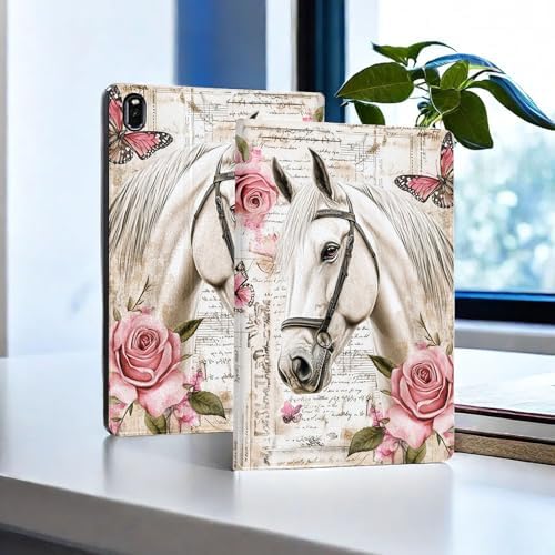 for Samsung Galaxy Tab A11 Plus/A11+ 5G 11 Inch 2025 Model X230/X236B Tablet Case,Auto Wake/Sleep,Adjustable Stand Protective Cover - Cute Owl Heart
