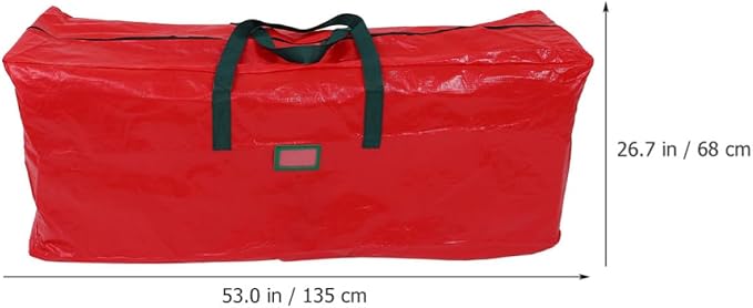 SHINEOFI Christmas Tree Storage Bag Sturdy Large Capacity Waterproof with Zipper and Handles Pet and Non-woven Fabric Tree Pouch for Holiday Decoration Storage