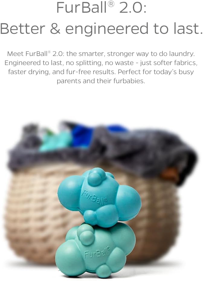 Pet Parents® FurBall® Pet Hair Remover for Laundry (Teal V2)