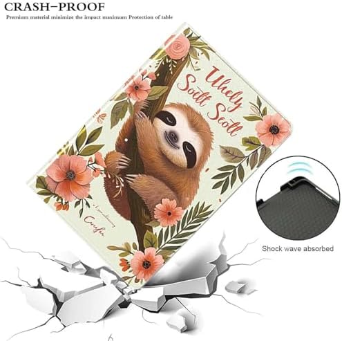 for Samsung Galaxy Tab E 9.6" Tablet Case 2015(SM-T560/T561/T565/T567),Premium Leather Folio Stand Auto Wake/Sleep,Multiple Viewing Stand,Cute Sloth