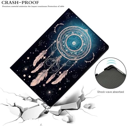 for Samsung Galaxy Tab S6 Lite 10.4" Tablet Case 2022/2020(SM-P610/P613/P615/P619),Premium Leather Folio Stand Auto Wake/Sleep,Multiple Viewing Stand,Dreamcatcher