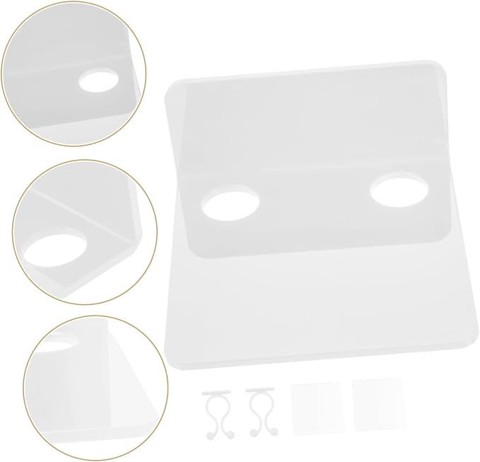 VICASKY 3pcs Monitor Storage Rack Small Floating Wall Shelf Wall Mount for Crib Camera Speaker Mount Viewing Camera