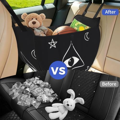 Flat All Seeing Car Seat Organizer-Backseat Storage Bag for Travel