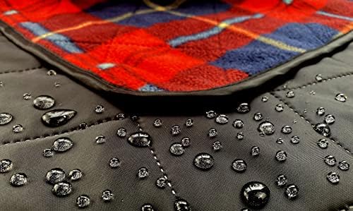 DOWN UNDER OUTDOORS Waterproof 350 GSM Fleece or Sherpa Stadium Blanket