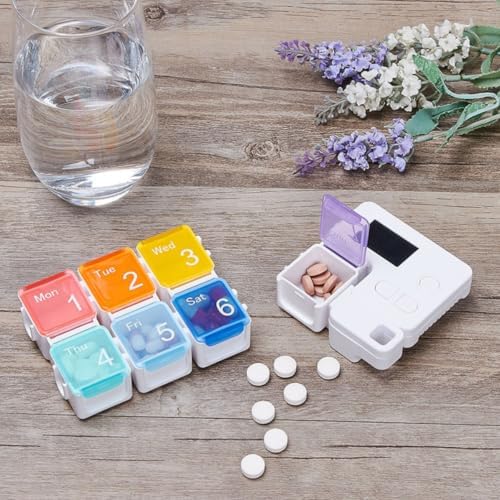 Electronic Medicine Pill Organizer with Sealed Design and Medicine Dispensing Function for Elderly Compact and Wear-Resistant